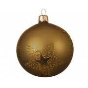 Boule décorative d'étoiles légères-platine