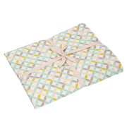 Nappe optique vert clair ourlet cm2.5rectangulaire cm140x240