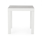 Table basse Kledi 50X50 Blanc Jx11