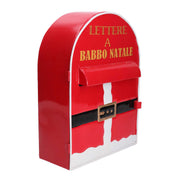 Boîte aux lettres métal père noël rouge nbd-9060 cm22,5x12h30