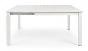 Table de jardin extensible Konnor blanc