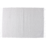 Set de table rectangulaire Basic 35x50 cm en coton Gris