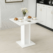 Table Xeon carrée blanche 72x72