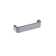 Poignée en métal aluminium pour meuble Zama 12404A250, Entraxe 128mm, 138mm, 32mm
