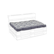 Oreiller de palette assis Riga Anthracite 120x60 x H15