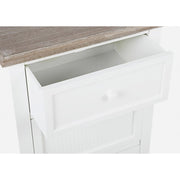 Meuble MDF avec trois tiroirs Blanc DOROTEA 47,5x40x h80 cm