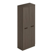 Meuble à chaussures polyvalent Mud avec deux portes et porte-balai cm h182x71x38