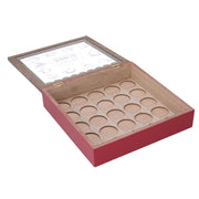 Porte-dosette café bistro carré en bois cm23,5x23,5h6,5