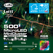 MiniCluster Multiflash RGB 500 MicroLED 10m cavo Rame