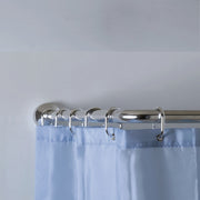 Tringle à rideaux en aluminium 80x80 cm chromé