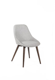 Lot de 4 chaises en tissu - 58cm x 49cm x 85cm