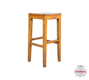 Tabouret en bois multicolore 35x35x75h cm
