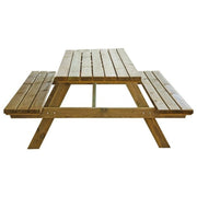 Table pliante avec bancs en bois table de pique-nique jardinage camping