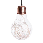 100 Ampoule Cuivre MicroLED H34cm