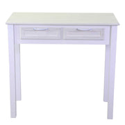 Meuble console Liverpool 2 grands tiroirs cm80x40h74