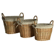 Panier en osier doublé 1-3 cm41x30h29