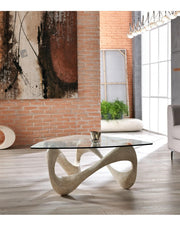 Table basse 100 x 100 - Transparente - Tetris