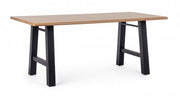 Tavolo Fred Nero 180X90  BZ