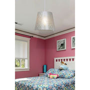 Suspension conique ASZ0778 en tissu beige