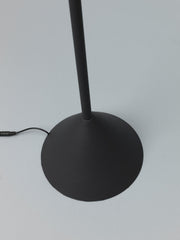 Lampadaire en métal noir D40xD40x156h cm