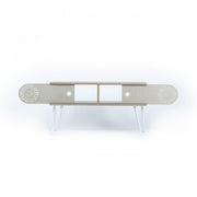 Meuble TV rétro meuble de salon 106x30x48 cm