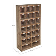 Classeur OFFICINA en bois de pin 85h cm