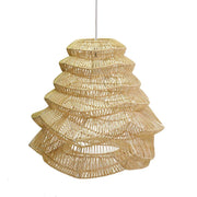 Lustre en rotin naturel