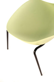 Chaise verte en polypropylène