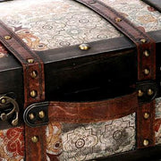 Boîte en bois rectangulaire noire 1-2 cm36x29h18