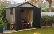 Abri de jardin Oakland 759 Duotech Keter - Dimensions extérieures : H242,0cm x P287,0cm x L230,0cm