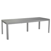 Table en aluminium extensible de Tortora Garden 100 x 200-260-320 x H 75