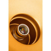 Lampe à suspension Kumbet MDL3053 métal noir intérieur doré