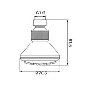 Douchette à main avec joint anti-calcaire, idéale pour une expérience de douche agréable sans problèmes de calcaire