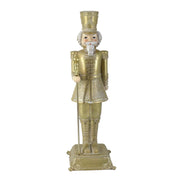 Soldat en résine dorée cm10x10h31,5