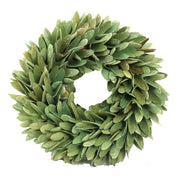 Couronne avec feuilles vert aqua cm ø32h7