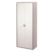 Armoire série Qbik en résine avec 2 portes + 3 étagères