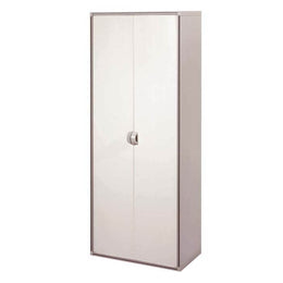 Armoire série Qbik en résine avec 2 portes + 3 étagères