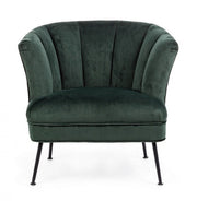 Fauteuil vert de style design