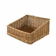 Petit panier présentoir en osier cm40x40h21/12