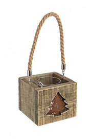 5x Bougie de montagne en pin