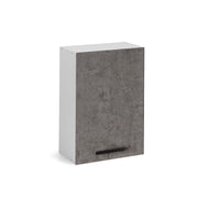 Cument de ciment gris en bois 1 anta cm 40x32xh 72