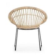Fauteuil rustique naturel Cayes