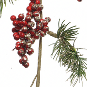 Guirlande baies et paillettes H 110 cm