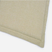 Coussin en poly déhoussable en transat havane