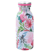 Thermos rond en acier fleurs roses 0,3L cm6,8x4,8h17,9