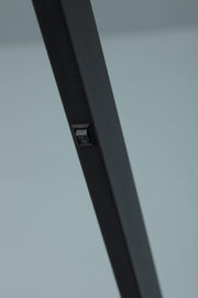 Lampe de table avec abat-jour en métal noir 42x15x60,5h cm