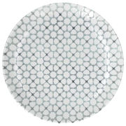 Assiette en porcelaine Mosaico 26 cm Ligne méditerranéenne multicolore