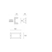 Collection ouverte 10W LED 4000K Bianco Escape Line