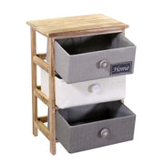 Commode Brenda bouton 3 tiroirs cm40x29h58