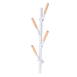 Cintre en métal blanc 4 places cm19x18h63